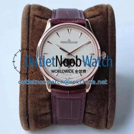 Replica Jaeger-LeCoultre Master Ultra Thin Moon 1362520 ZF Rose Gold White Dial Swiss JLC 925