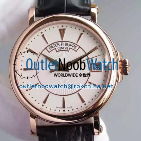 Replica Patek Philippe Calatrava 5153 Rose Gold White Dial Swiss 324SC