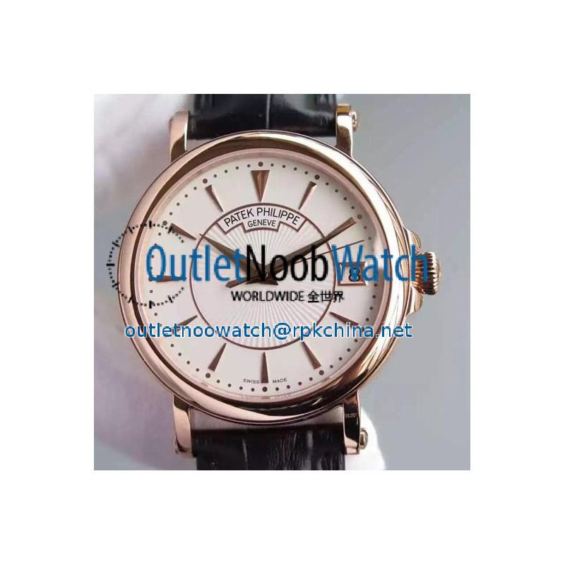 Replica Patek Philippe Calatrava 5153 Rose Gold White Dial Swiss 324SC