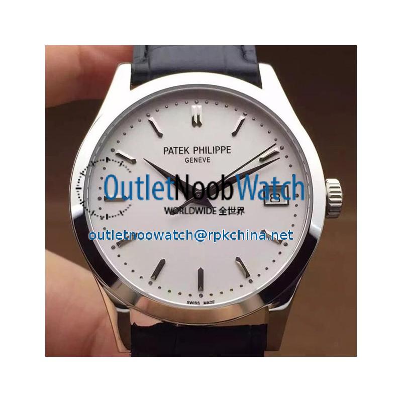 Replica Patek Philippe Calatrava 5296 Stainless Steel White Dial Swiss 324SC