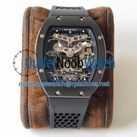 Replica Richard Mille RM27 Tourbillon Rafael Nadal Limited Edition EUR Ceramic Skeleton Dial Swiss Tourbillon