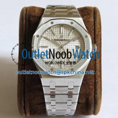 Replica Audemars Piguet Royal Oak 15400 JF V5 Stainless Steel Silver Dial Swiss 3120