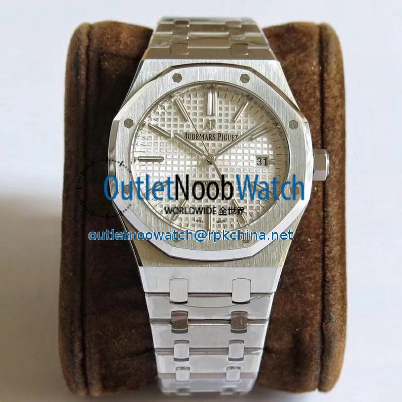 Replica Audemars Piguet Royal Oak 15400 JF V5 Stainless Steel Silver Dial Swiss 3120