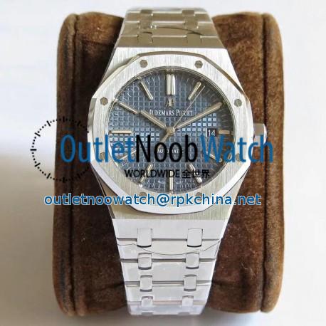 Replica Audemars Piguet Royal Oak 15400 JF V5 Stainless Steel Blue Dial Swiss 3120