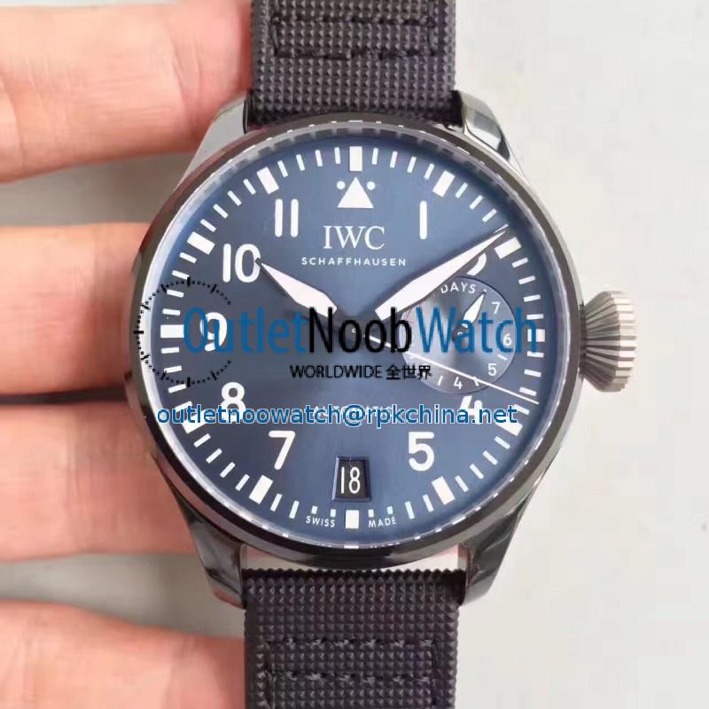 Replica IWC Big Pilot Edition Boutique Rodeo Drive IW502003 ZF Stainless Steel Blue Dial Swiss 51111