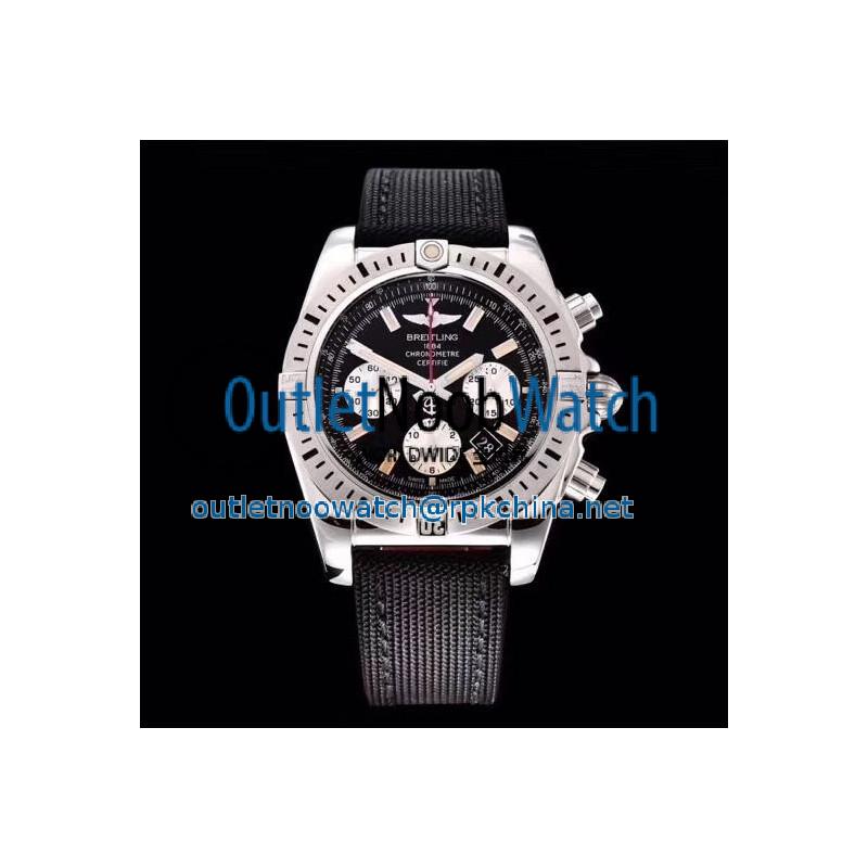 Replica Breitling Chronomat 44 airbone 30th Anniversary AB01154G/BD13 GF Stainless Steel Black Dial Swiss 7750