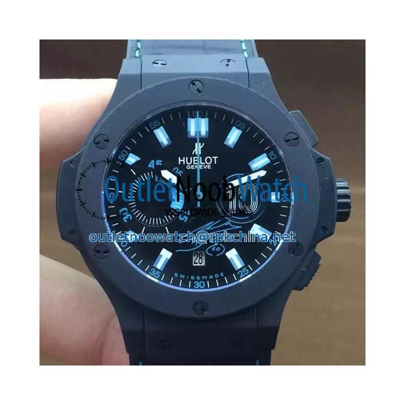 Replica Hublot Big Bang Maradona Black Ceramic Black Dial Swiss HUB4100