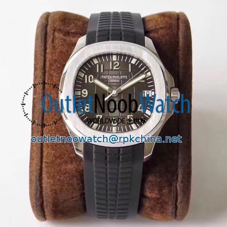 Replica Patek Philippe Aquanaut Jumbo 5167A-001 ZF Stainless Steel Brown Dial Swiss 324SC