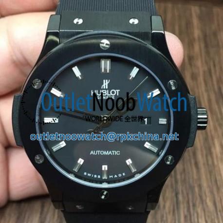 Replica Hublot Classic Fusion Black Ceramic Black Dial Swiss 2824-2