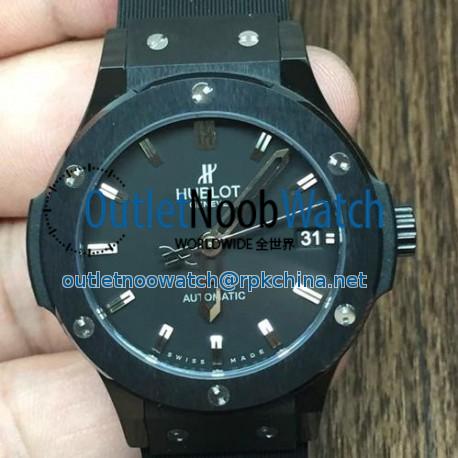 Replica Hublot Big Bang Black Ceramic Black Dial Swiss 9015