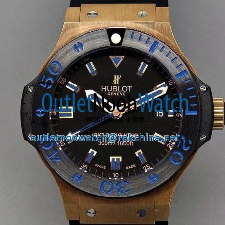 Replica Hublot Big Bang King Rose Gold Black Dial Swiss 7750