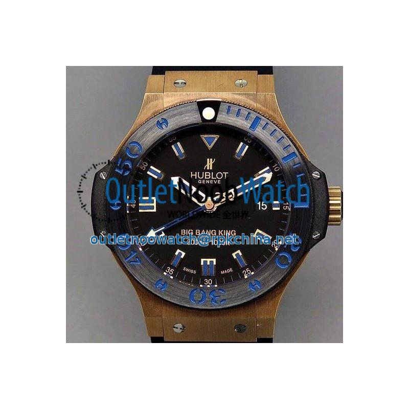 Replica Hublot Big Bang King Rose Gold Black Dial Swiss 7750