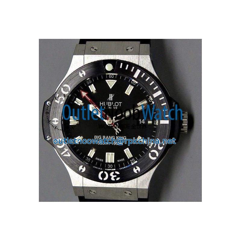 Replica Hublot Big Bang King Stainless Steel Black Dial Swiss 7750