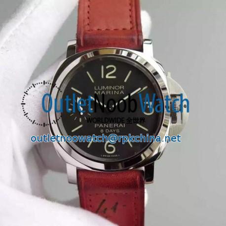 Replica Panerai Luminor Marina 8 Days PAM 510 Stainless Steel Black Dial Swiss P5000