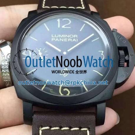 Replica Panerai Luminor 1950 3 Days PAM 617 Black Ceramic Black Dial Swiss 3000