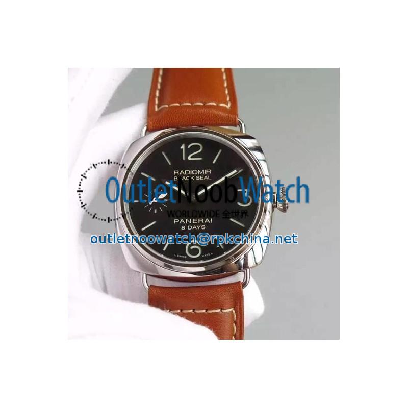 Replica Panerai Radiomir Black Seal 8 Days PAM 609 Stainless Steel Black Dial Swiss P5000