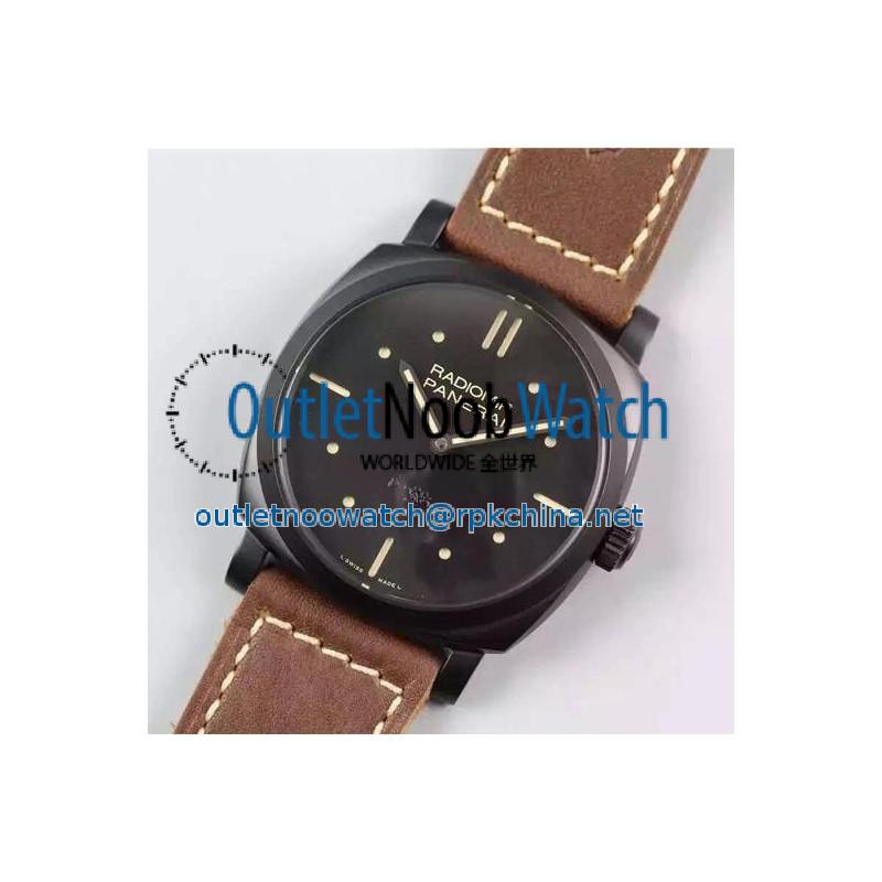 Replica Panerai Radiomir 1940 3 DAYS PAM 577 Black Ceramic Black Dial Swiss P3000