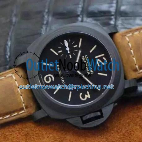 Replica Panerai Luminor Marina PAM 417 New York Special Boutique Edition Carbotech Black Dial Swiss P3000