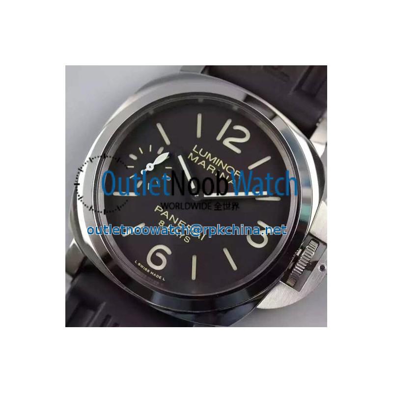 Replica Panerai Luminor Marina 8 Days PAM 510 Stainless Steel Black Dial Swiss P5000