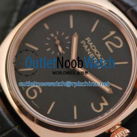 Replica Panerai Radiomir PAM 439 Rose Gold Black Dial Swiss P999