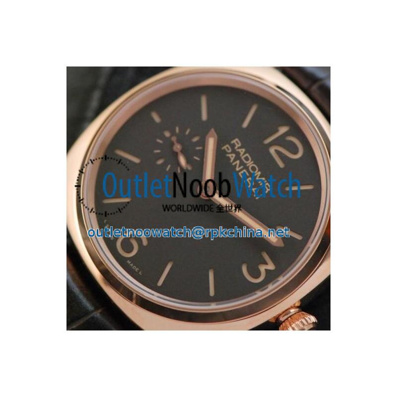 Replica Panerai Radiomir PAM 439 Rose Gold Black Dial Swiss P999