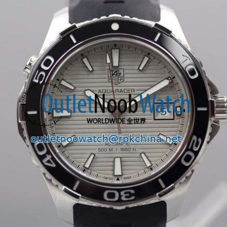 Replica Tag Heuer Aquaracer 500M Calibre 5 Stainless Steel White Dial Swiss Calibre 5