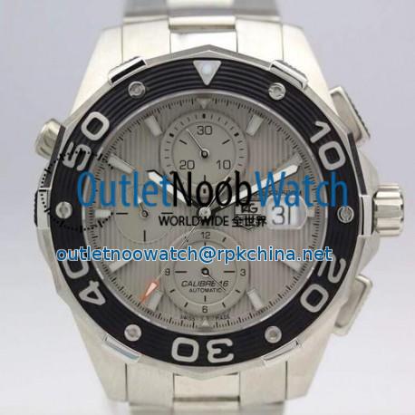 Replica Tag Heuer Aquaracer Chronograph 500M Calibre 16 Stainless Steel Gray Dial Swiss Calibre 16