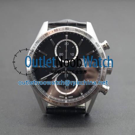 Replica Tag Heuer Carrera Calibre 1887 Stainless Steel Black Dial Swiss 1887