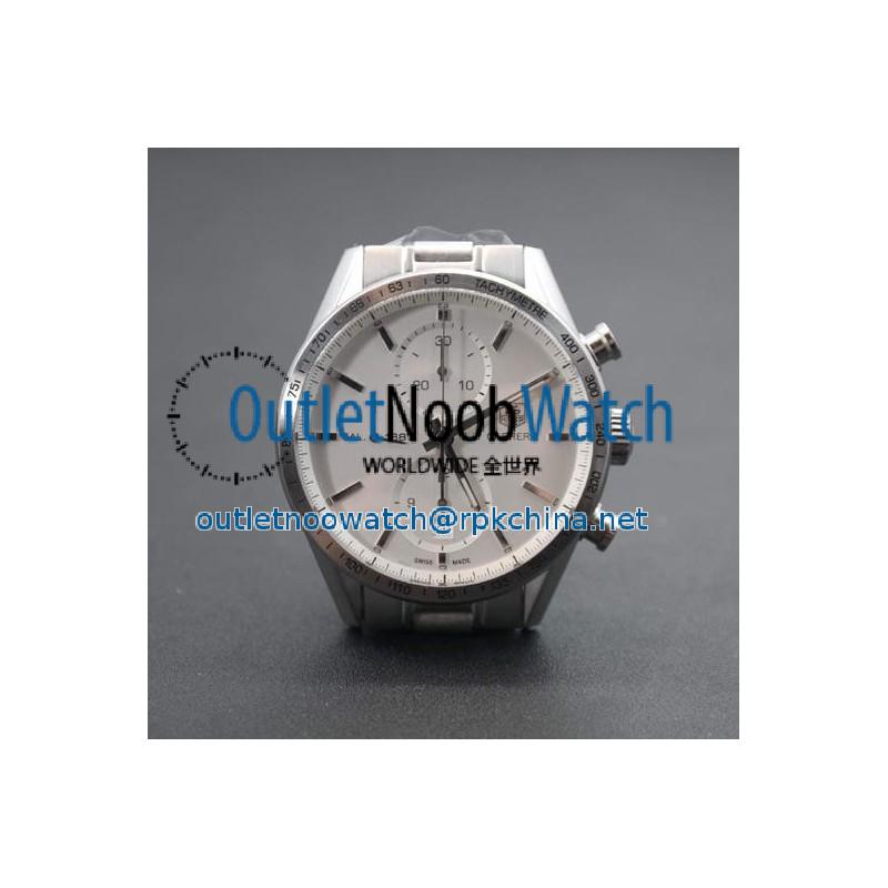 Replica Tag Heuer Carrera Calibre 1887 Stainless Steel White Dial Swiss 1887