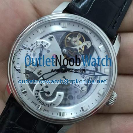 Replica Blancpain Carrousel Tourbillon Stainless Steel White Dial Swiss Carrousel Tourbillon