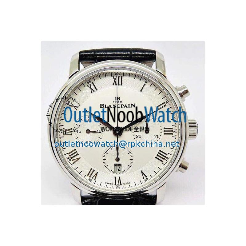 Replica Blancpain Villeret Stainless Steel White Dial Swiss 7750