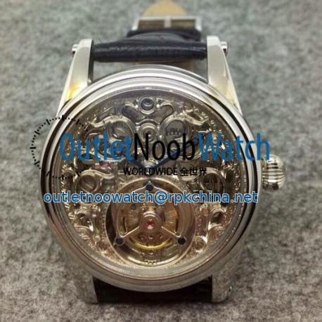 Replica Blancpain Tourbillon Stainless Steel Skeleton Dial Swiss Tourbillon