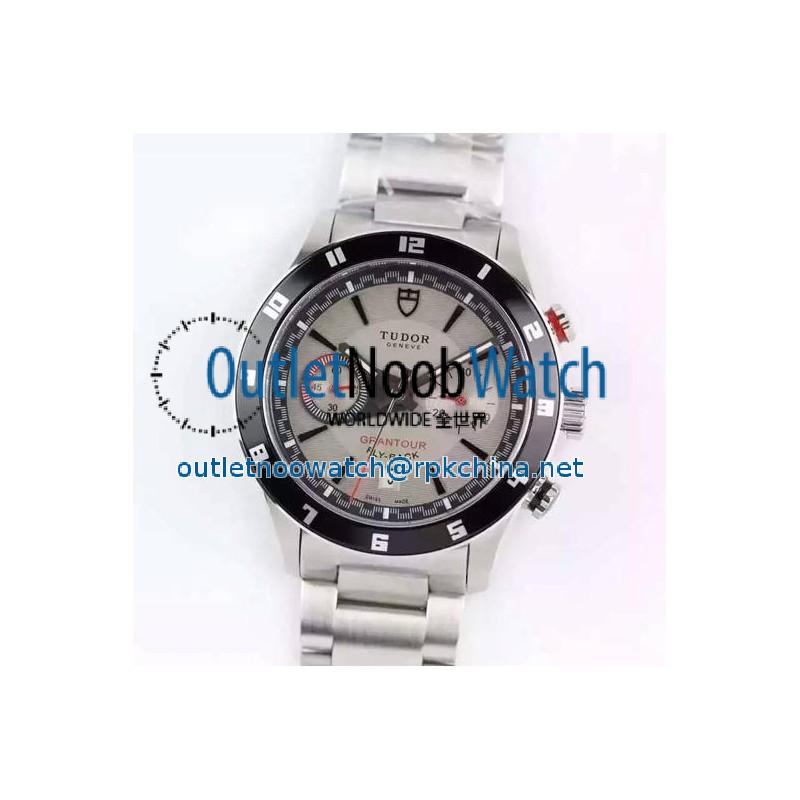 Replica Tudor Grantour Fly-Back Stainless Steel Gray Dial Swiss 7750