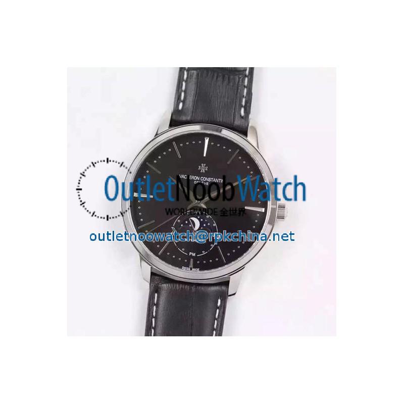 Replica Vacheron Constantin Patrimony 81180 Stainless Steel Black Dial Swiss 2450SC