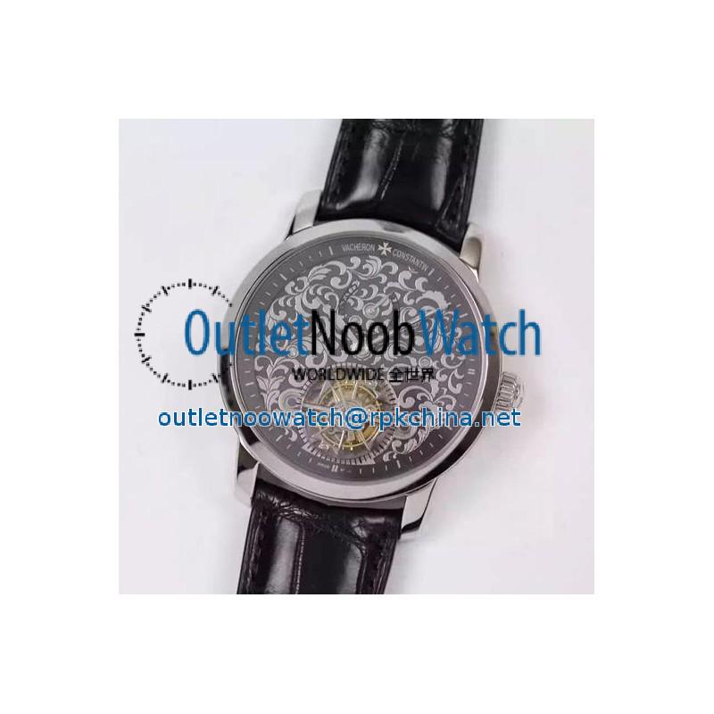 Replica Vacheron Constantin Patrimony Tourbillon Stainless Steel Black Dial Swiss Tourbillon