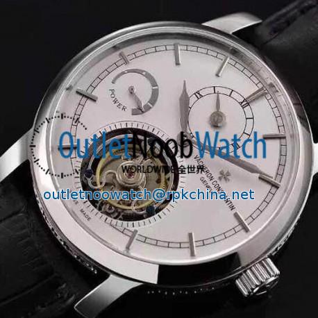 Replica Vacheron Constantin Patrimony Tourbillon Stainless Steel White Dial Swiss Tourbillon