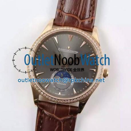 Replica Jaeger-LeCoultre Master Ultra Thin Moon Rose Gold Gray Dial Swiss JLC 925