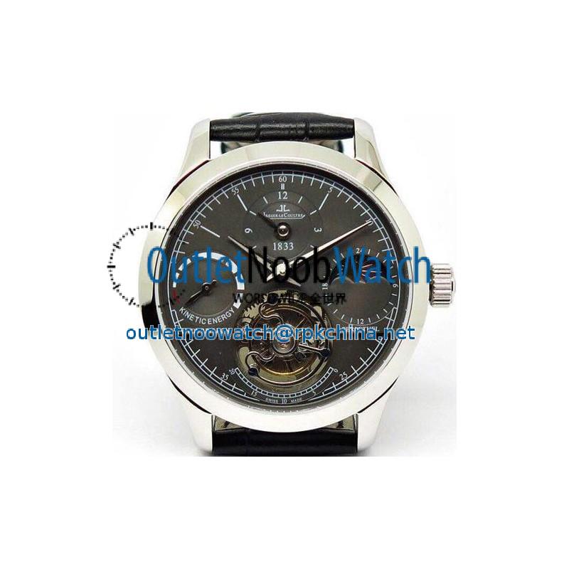 Replica Jaeger-LeCoultre Master Grande Tradition Tourbillon Stainless Steel Black Dial Swiss Tourbillon