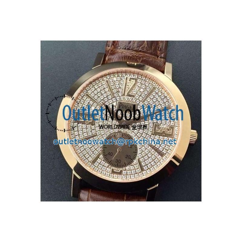 Replica Piaget Dancer Rose Gold Diamonds Dial Swiss 2824