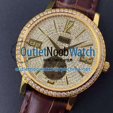 Replica Piaget Dancer Yellow Gold Diamonds Dial Swiss 2824