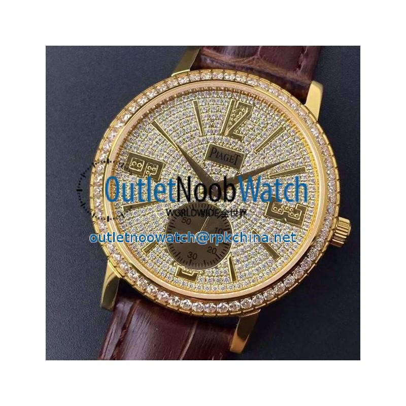 Replica Piaget Dancer Yellow Gold Diamonds Dial Swiss 2824