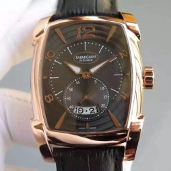 Replica Parmigiani Fleurier Kalpa Grande Rose Gold Black Dial Swiss 331