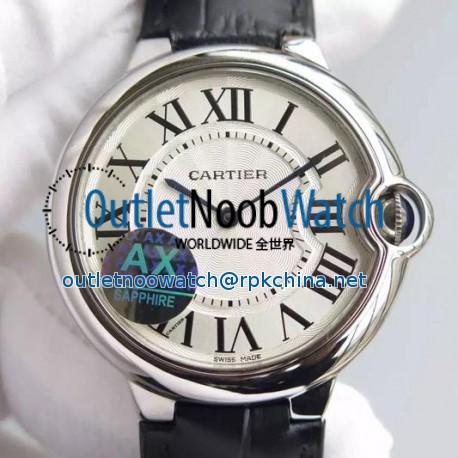 Replica Cartier Ballon Bleu Stainless Steel White Dial Swiss 2836-2