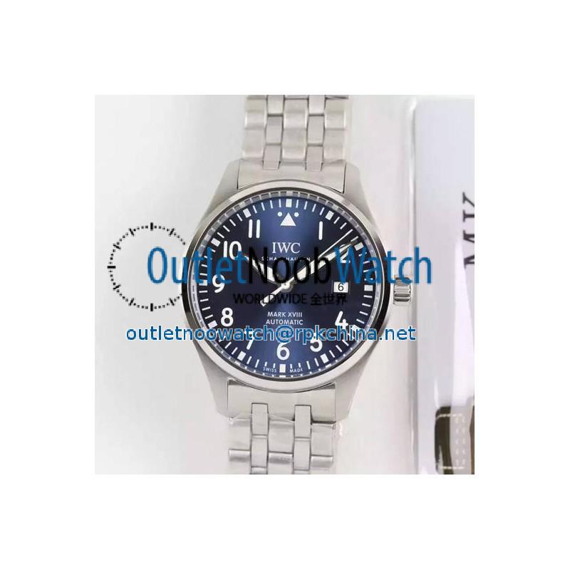 Replica IWC Pilot Mark XVIII Le Petit Prince IW327004 Stainless Steel Blue Dial Swiss 2892