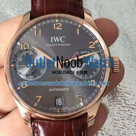 Replica IWC Portuguese IW500702 Rose Gold Gray Dial Swiss 52010