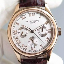 Replica Patek Philippe Annual Calendar 5035R Rose Gold White Dial Swiss PP 315SQA