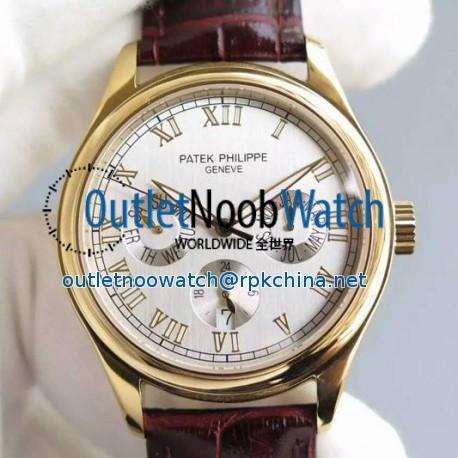 Replica Patek Philippe Annual Calendar 5035J Yellow Gold White Dial Swiss PP 315SQA