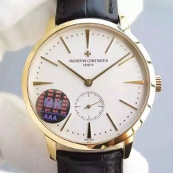 Replica Vacheron Constantin Patrimony 1110U/000R Yellow Gold White Dial Swiss 4400AS