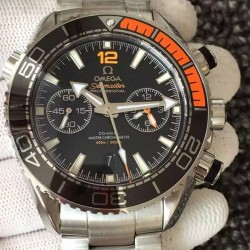 Replica Omega Seamaster Planet Ocean 600M Stainless Steel Black Dial Swiss 9900