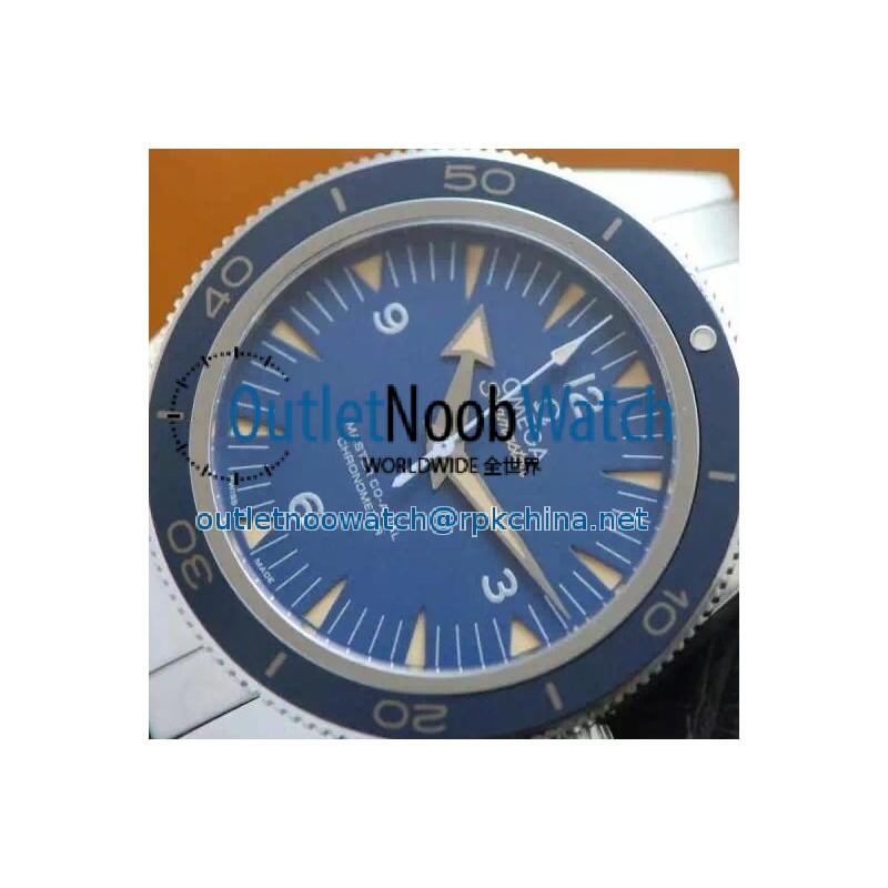 Replica Omega Seamaster 300 Stainless Steel Blue Dial Swiss 8400